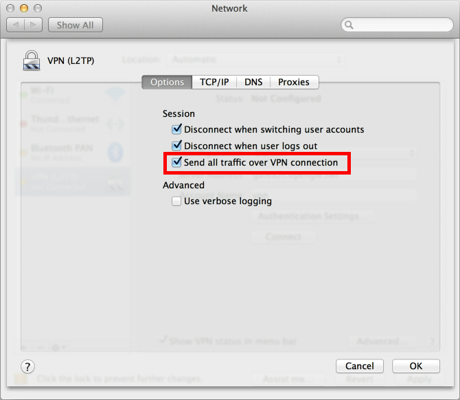 vpn for mac mountain lion