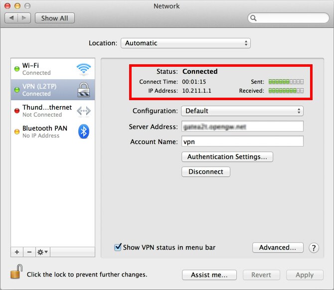 how to set upo vpn on a mac