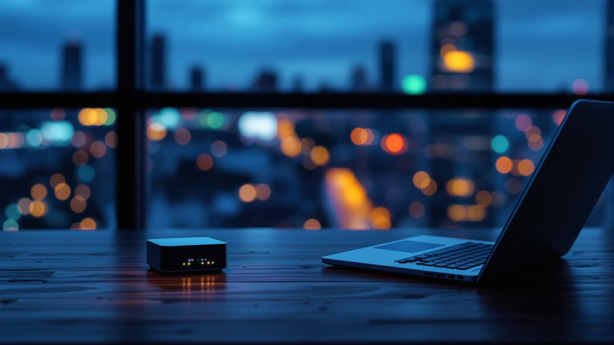 Vergleich der sieben VPN-Protokolle auf einem Router- und Smartphone-Bildschirm