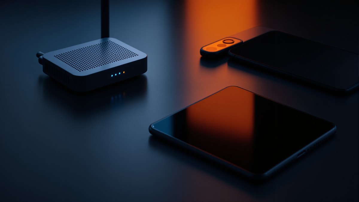 Vergleich der sieben VPN-Protokolle auf einem Router- und Smartphone-Bildschirm